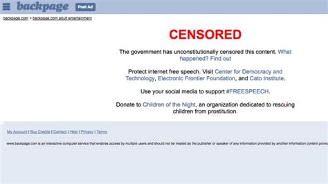 The classified ads website Backpage.com has been seized by federal law enforcement agencies, according to a banner that popped up on the site Friday. The banner says, "backpage.com and ...